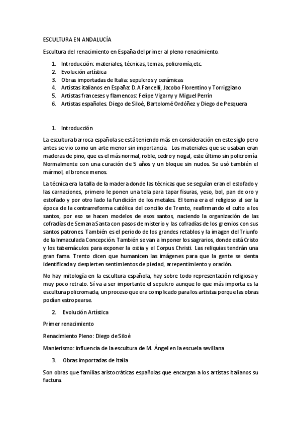 Miniatura del documento TEMA 3 ESCULTURA EN ANDALUCÍA RENACIMIENTO.pdf