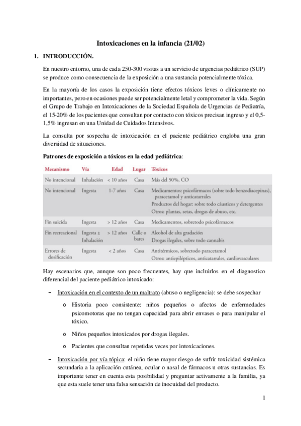 Miniatura del documento Intoxicaciones