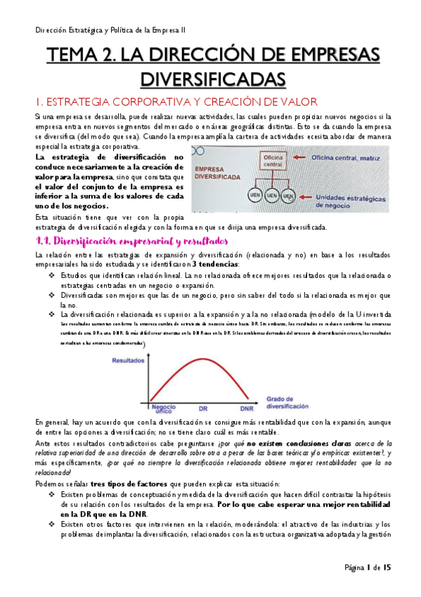 Miniatura del documento TEMA 2. DIRECCION EMP. DIVERSIFICADAS