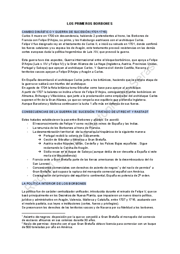 Miniatura del documento BLOQUE 4. Los primeros borbones