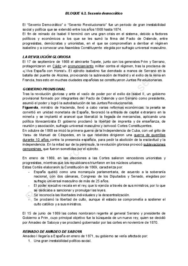 Miniatura del documento BLOQUE 6.2 -SEXENIO DEMOCRÁTICO