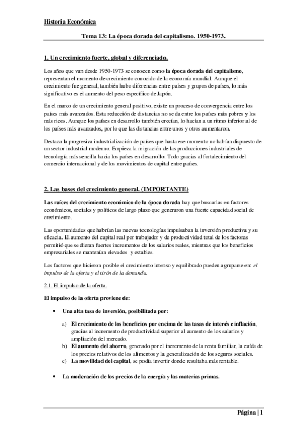 Miniatura del documento Tema 13. La época dorada del capitalismo. 1950-1973..pdf