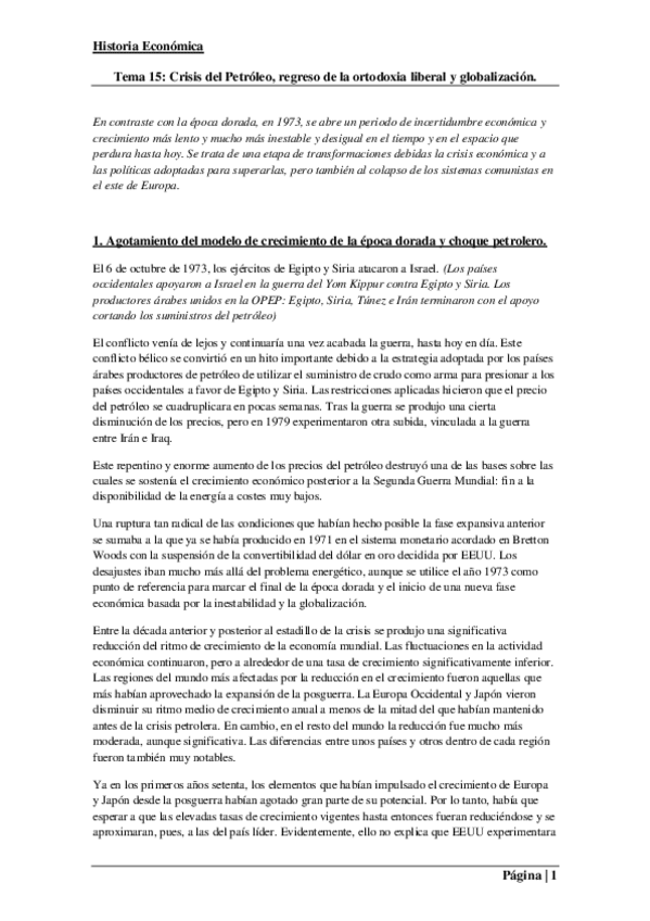 Miniatura del documento Tema 15. Crisis del petróleo regreso a la ortodoxia liberal y globalización..pdf