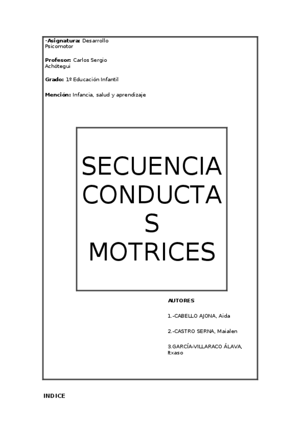Miniatura del documento TRABAJO SECUENCIAS MOTRICES(TALDE LANA)(10-10).docx