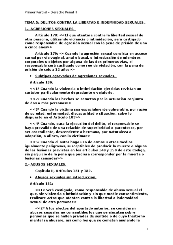 Miniatura del documento Resumen-Primer-Parcial-2-Derecho-Penal-II.docx