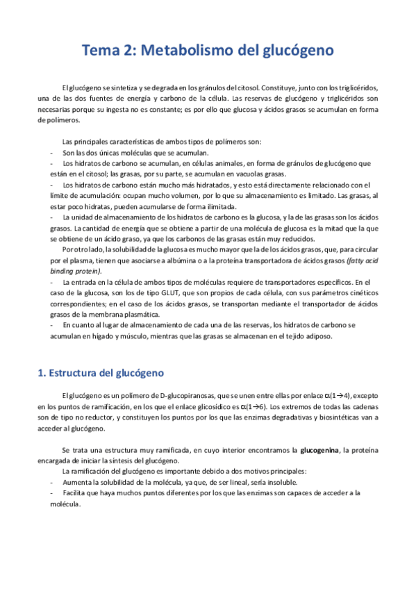 Miniatura del documento Tema 2 - Metabolismo del glucógeno.pdf