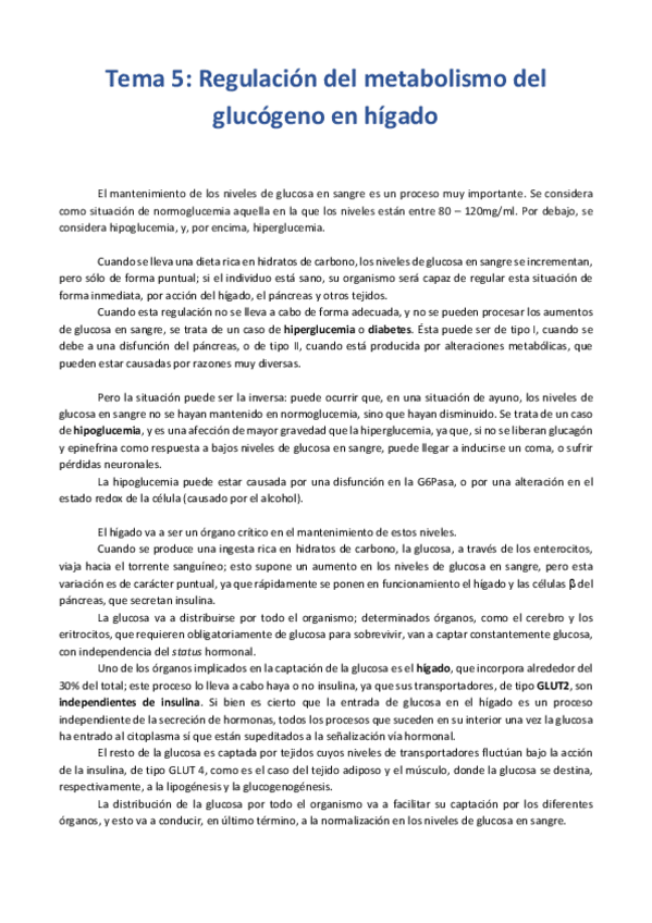 Miniatura del documento Tema 5- Regulación del metabolismo del glucógeno en hígado.pdf