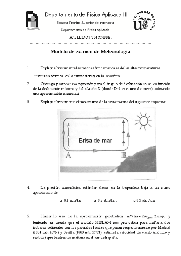 Miniatura del documento Modelo de examen de  Meteorologia.pdf
