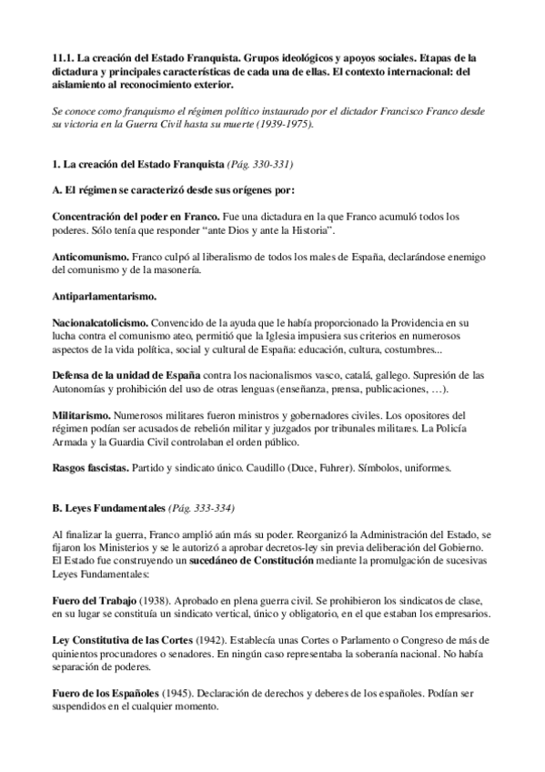 Miniatura del documento 11-1-Franquismo-Creacion.odt