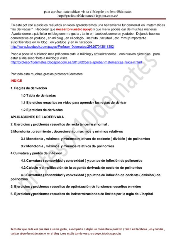 Miniatura del documento reglas de derivar y ejercicios de aplicación de las derivadas.pdf