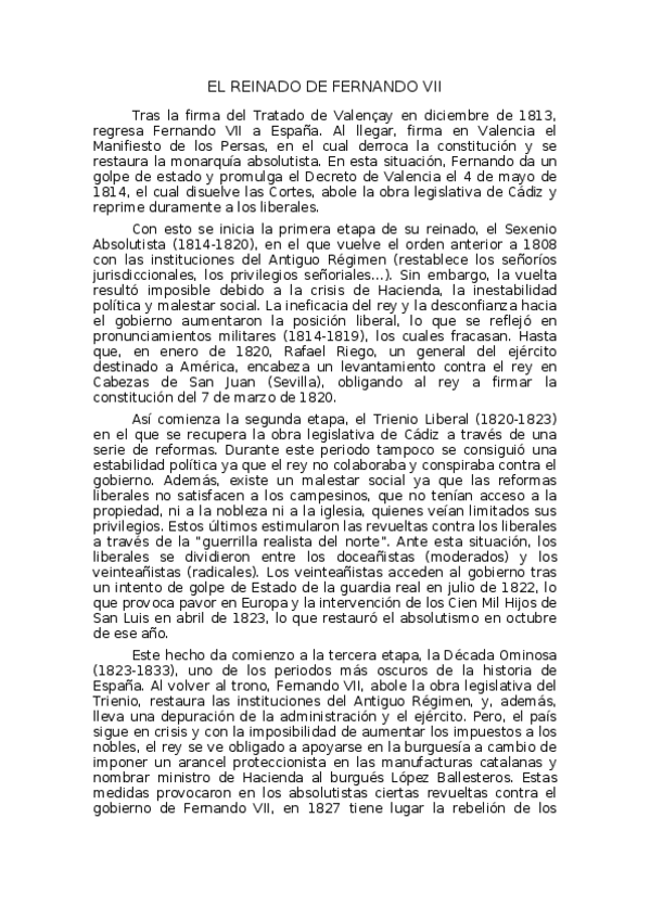 Miniatura del documento FERNANDO VII