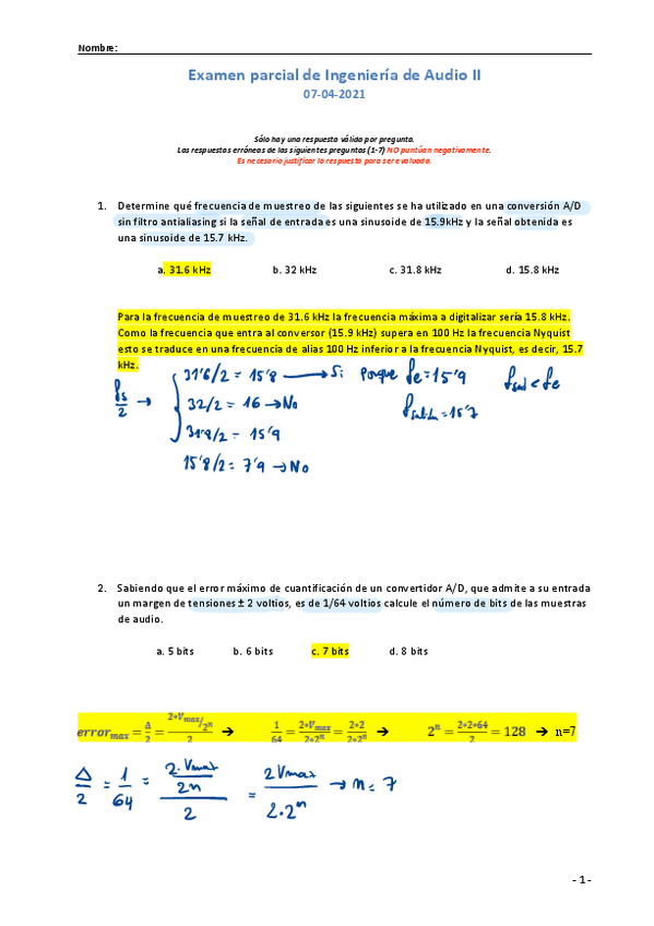 Miniatura del documento Examen-Ingenieria-de-Audio-II-7abril-2021soluciones2jpm.pdf