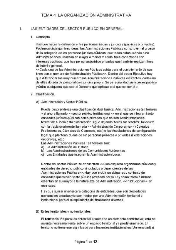 Miniatura del documento Tema 4 - LA ORGANIZACIÓN ADMINISTRATIVA.pdf