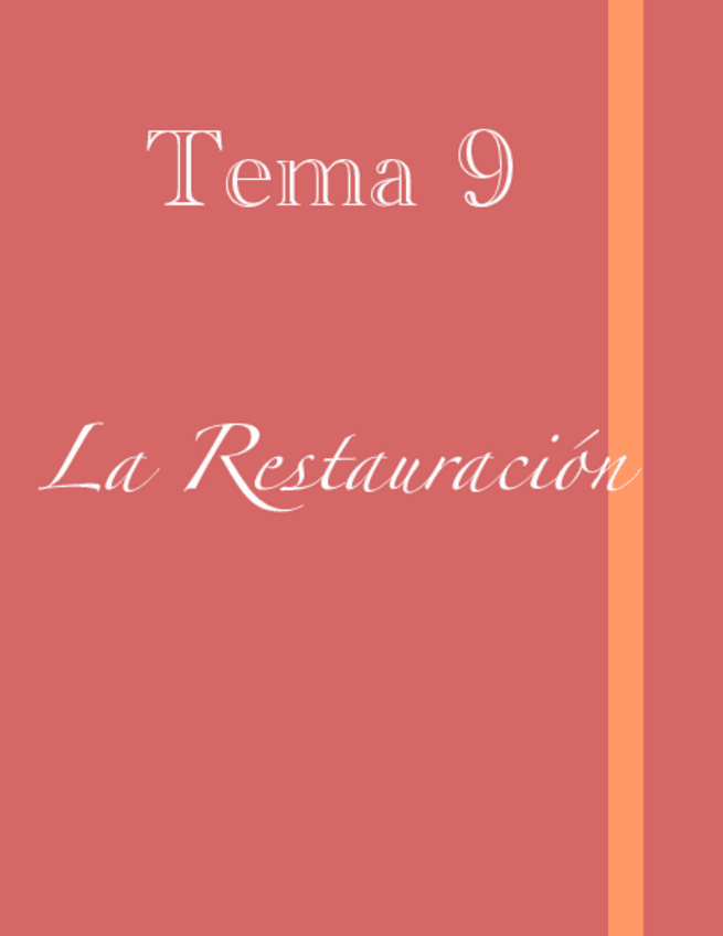 Miniatura del documento Tema-9-La-Restauracion-.pdf