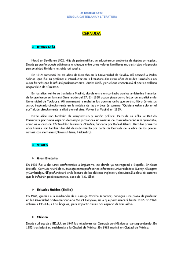 Miniatura del documento Luis CERNUDA resumen