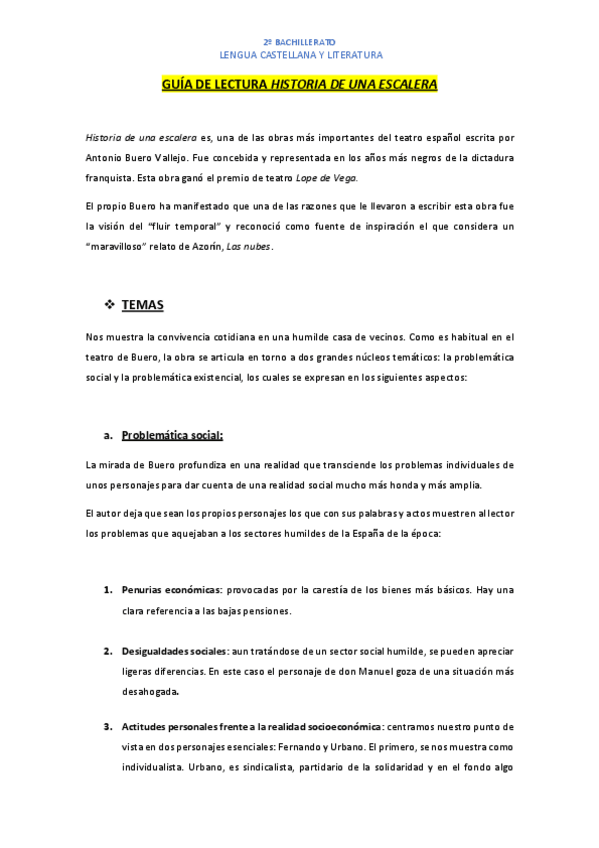 Miniatura del documento Resumen HISTORIA DE UNA ESCALERA