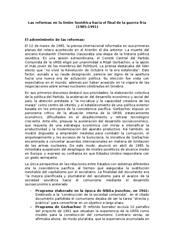 Miniatura del documento Tema-3-Las-reformas-en-la-Union-Sovietica-hacia-el-final-de-la-guerra-fria.docx