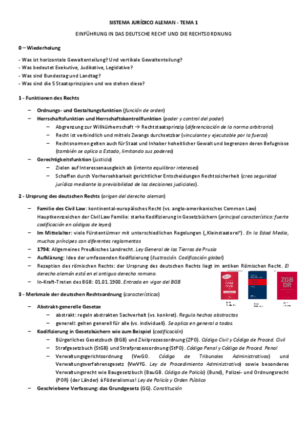 Miniatura del documento Tema-1-Einfuhrung-in-das-deutsche-Recht-und-die-Rechtsordnung.pdf