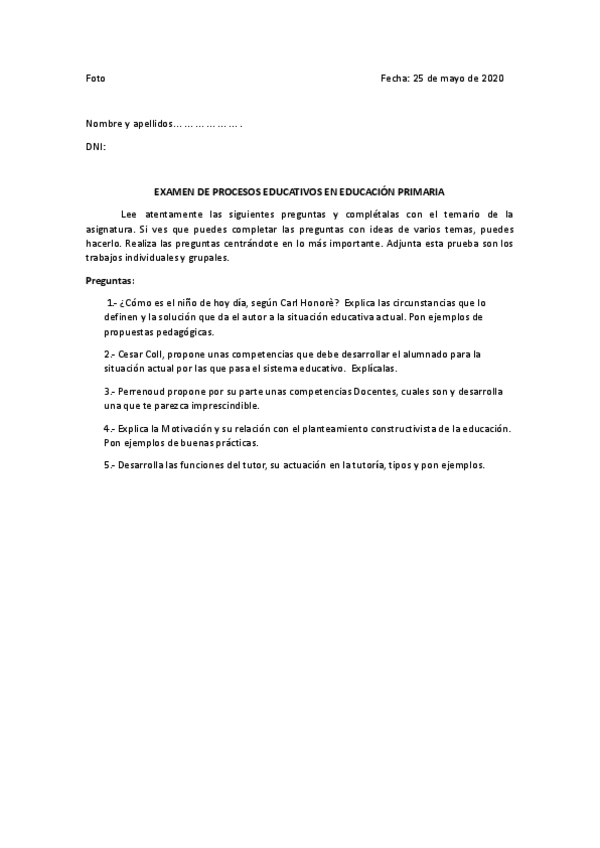 Miniatura del documento EXAMEN PROCESOS EDUCATIVOS PRIMARIA.pdf