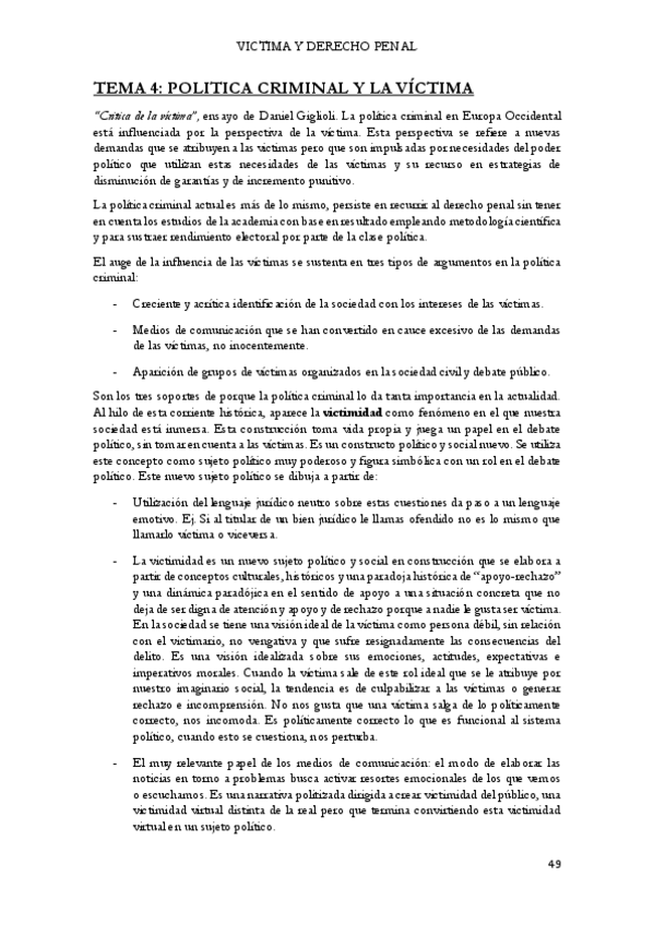 Miniatura del documento Tema 4. Victima y Derecho Penal.pdf
