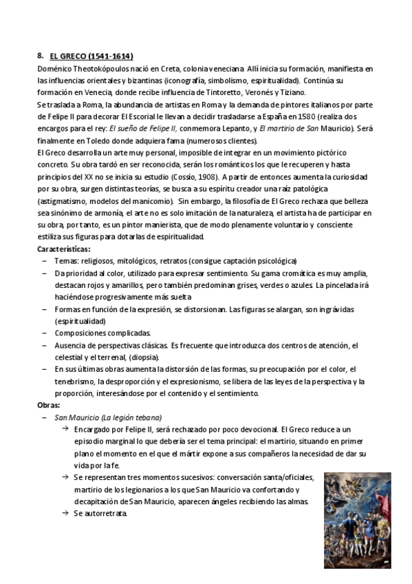 Miniatura del documento El Greco