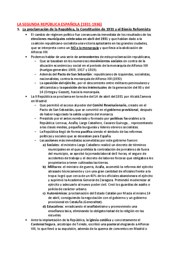 Miniatura del documento II República