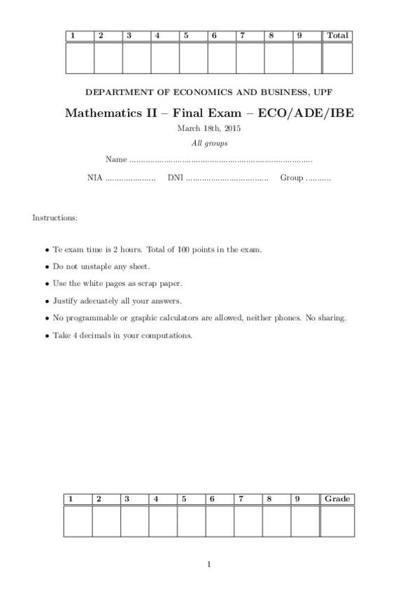 Miniatura del documento 2014-15 Final Exam (without solutions)