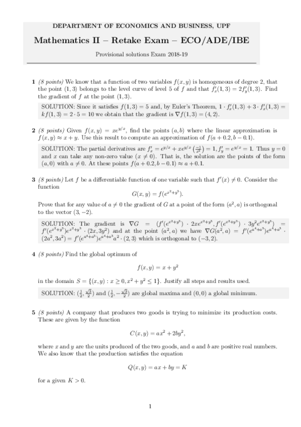 Miniatura del documento 2018-19 Exam (solution)