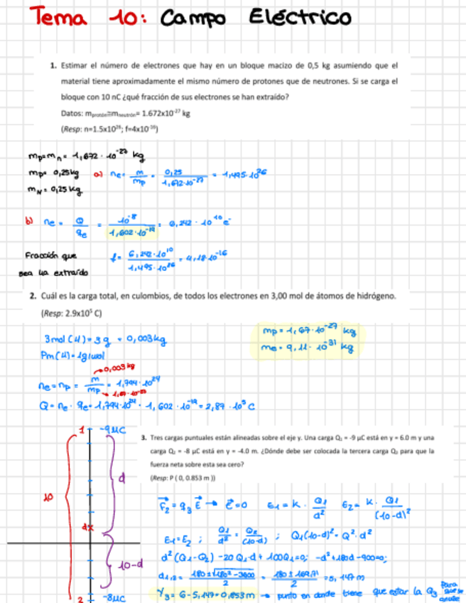 Miniatura del documento Ejercicios-Tema-10-Campo-Electrico.pdf