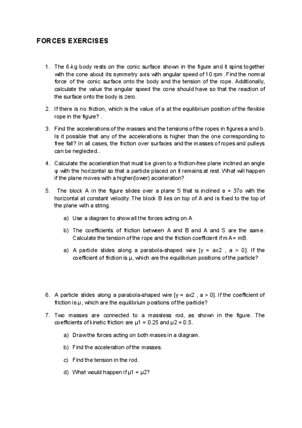 Miniatura del documento Exercise sheet