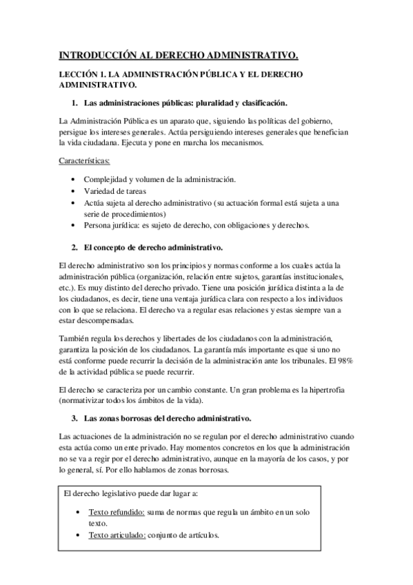 Miniatura del documento APUNTES DERECHO ADMINISTRATIVO I.pdf