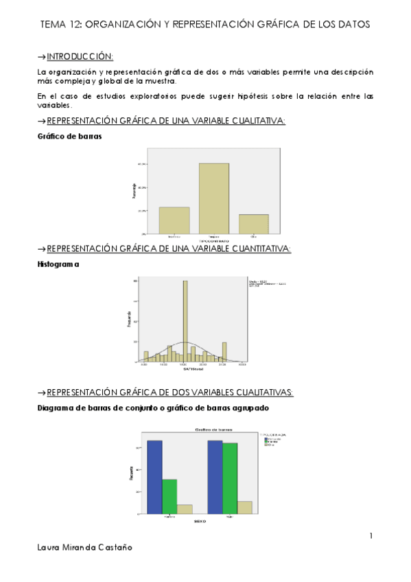 Miniatura del documento Tema 12. Organización y representación gráfica de los datos.pdf