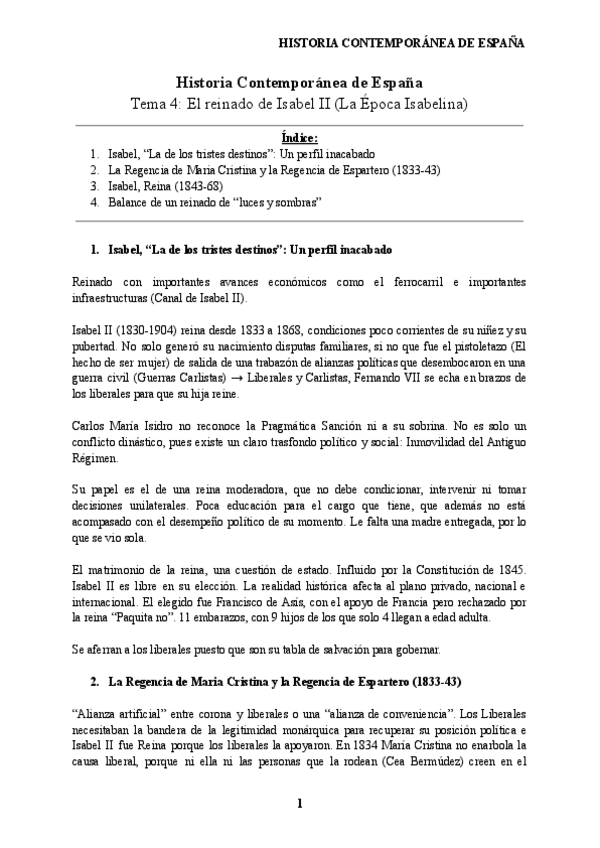 Miniatura del documento Tema-4-El-reinado-de-Isabel-II-La-Epoca-Isabelina.pdf