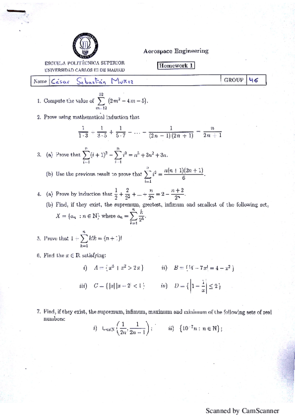 Miniatura del documento Homework 1 Calculus 1.pdf
