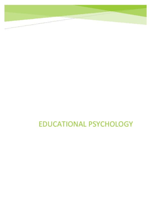 Miniatura del documento EDUCATIONAL-PSYCHOLOGY-Apuntes.pdf