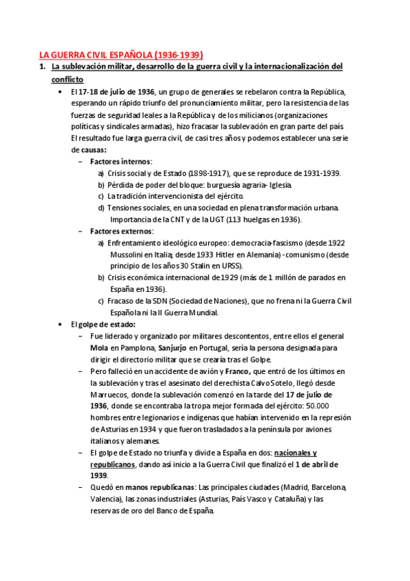 Miniatura del documento La Guerra Civil en España 