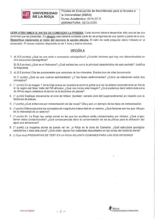 Miniatura del documento Examen-Geologia-de-La-Rioja-Extraordinaria-de-2019.pdf