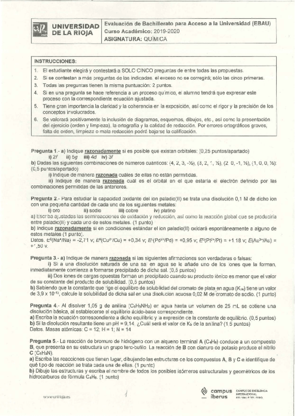 Miniatura del documento Examen-Quimica-de-La-Rioja-Extraordinaria-de-2020.pdf