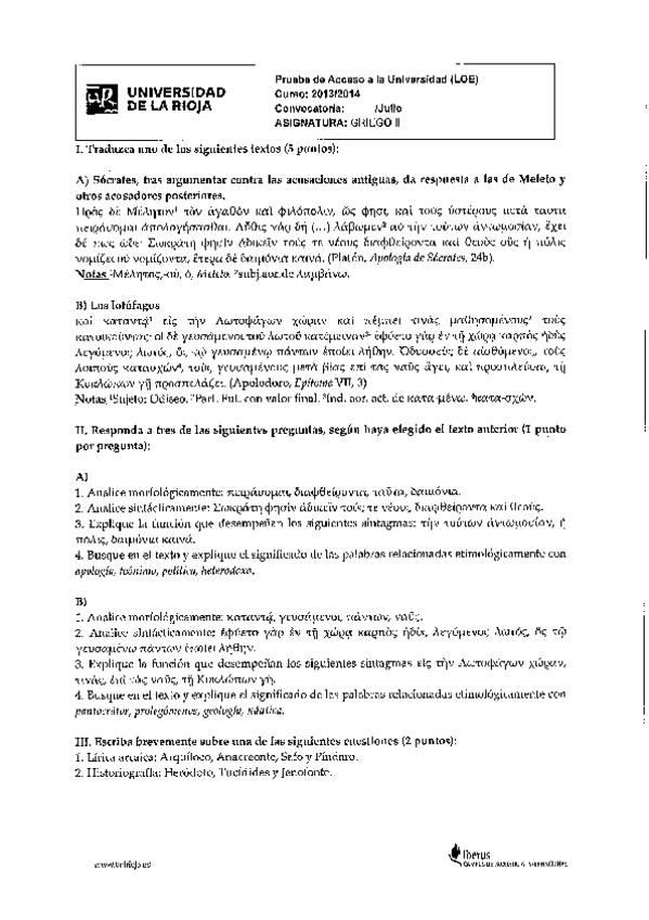Miniatura del documento Examen-Griego-de-La-Rioja-Extraordinaria-de-2014.pdf