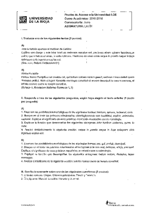 Miniatura del documento Examen-Latin-II-de-La-Rioja-Ordinaria-de-2016.pdf