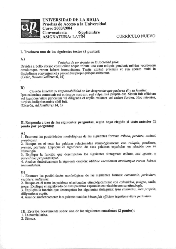 Miniatura del documento Examen-Latin-II-de-La-Rioja-Extraordinaria-de-2004.pdf