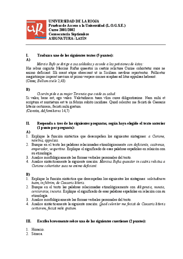 Miniatura del documento Examen-Latin-II-de-La-Rioja-Extraordinaria-de-2002.pdf