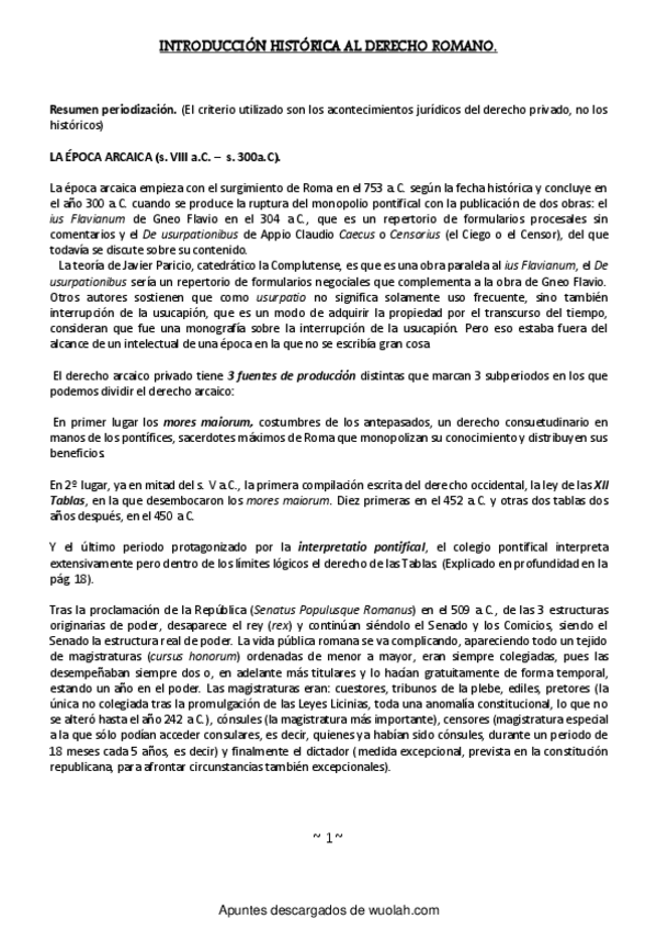 Miniatura del documento TODOS LOS TEMAS INTRODUCCION AL DERECHO ROMANO.pdf