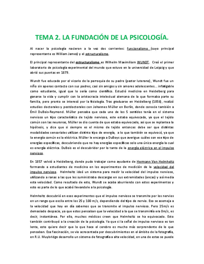 Miniatura del documento TEMA 2. La fundación de la psicología. Estructuralismo y Funcionalismo..pdf