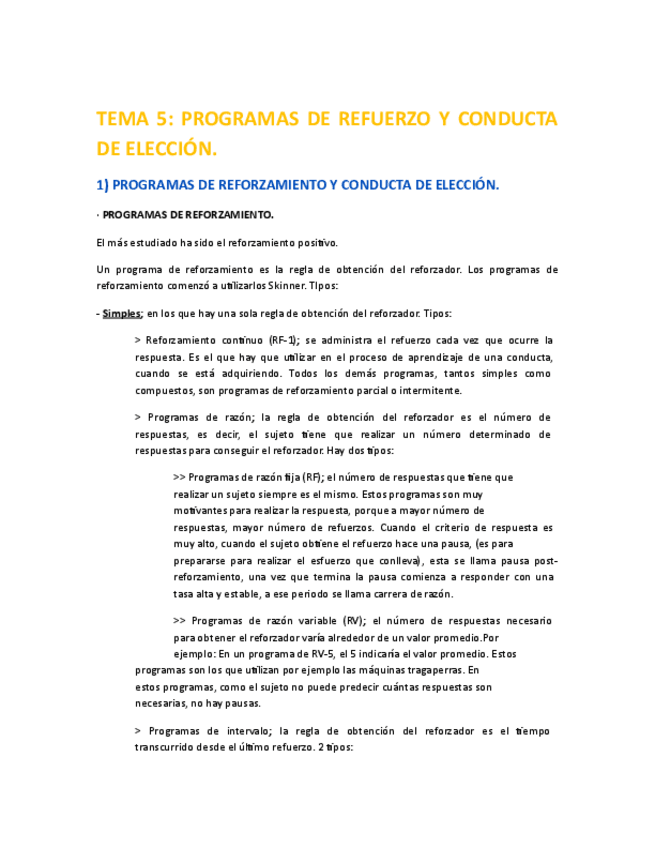 Miniatura del documento TEMA 5. Programas de refuerzo y conducta de elección..pdf