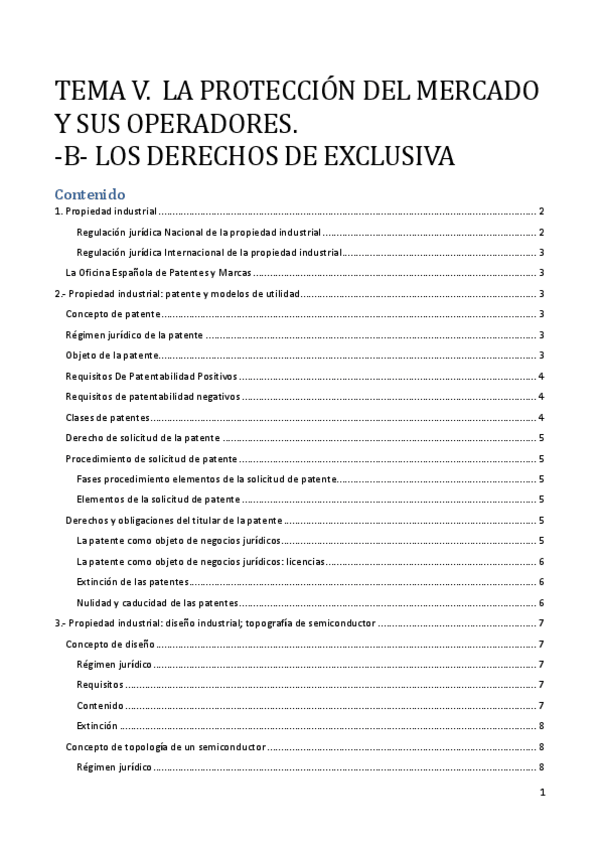 Miniatura del documento TEMA 5B. LA PROTECCIÓN DEL MERCADO Y SUS OPERADORES. LOS DERECHOS DE EXCLUSIVA.pdf