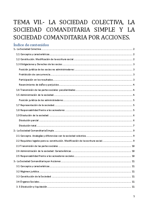 Miniatura del documento TEMA 7. LA SOCIEDAD COLECTIVA LA SOCIEDAD COMANDITARIA SIMPLE Y LA SOCIEDAD COMANDITARIA POR ACCIONES..pdf