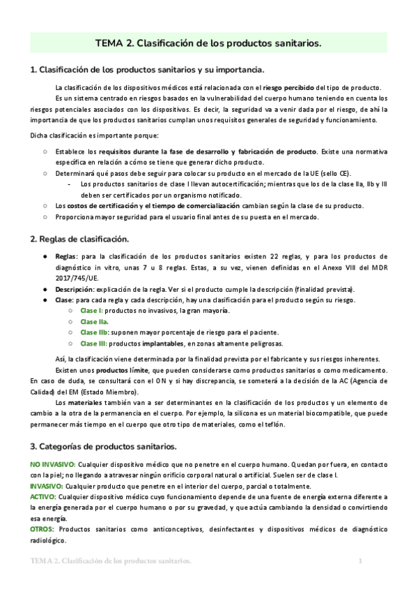 Miniatura del documento TEMA 2. Clasificación. 