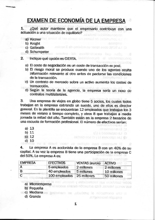 Miniatura del documento Tipo test economía de la empresa resuelto.pdf