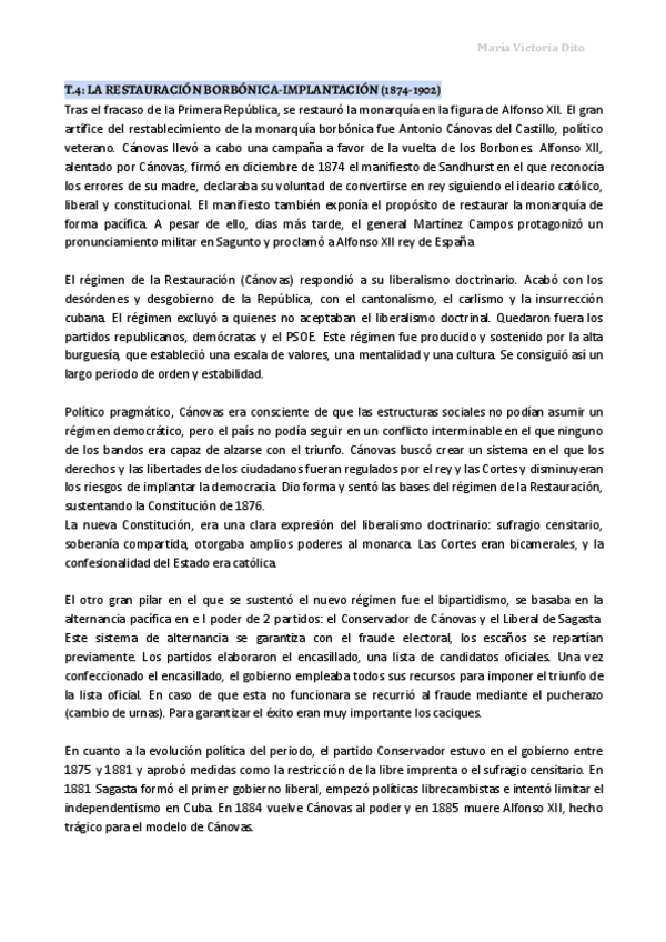 Miniatura del documento TEMA-4-LA-RESTAURACION-BORBONICA-IMPLANTACION-1874-1902.pdf